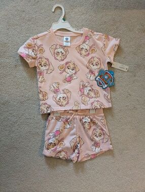 Paw Patrol Girls Short Skye 2 Piece Set, 3T